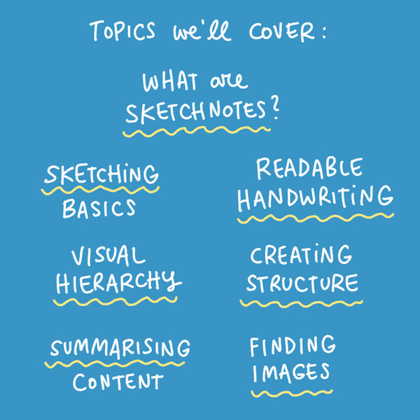 Sketchnoting Online Course (Domestika) - Eva-Lotta's Shop