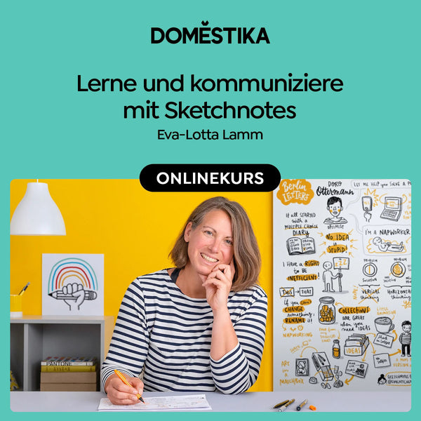 Sketchnoting Online Course (Domestika) - Eva-Lotta's Shop