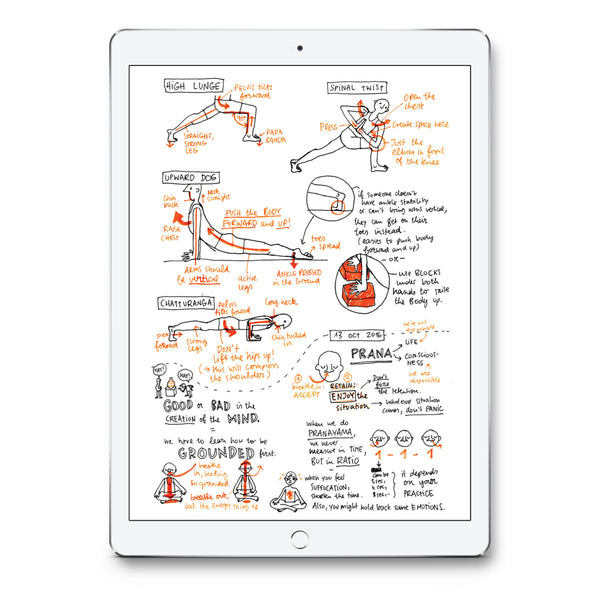 Notes from Yoga Teacher Training – PDF version (English) - Eva-Lotta's Shop