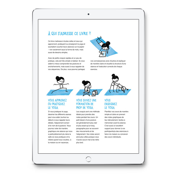 Yoganotes – Dessinez les postures de yoga – Version PDF (Français) - Eva-Lotta's Shop