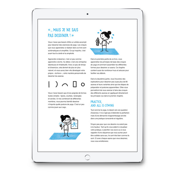 Yoganotes – Dessinez les postures de yoga – Version PDF (Français) - Eva-Lotta's Shop