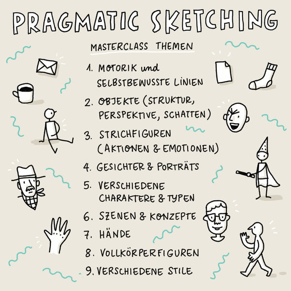 Pragmatic Sketching Masterclass 2024 (Deutsch) – startet am 05. Februar 2024 - Eva-Lotta's Shop