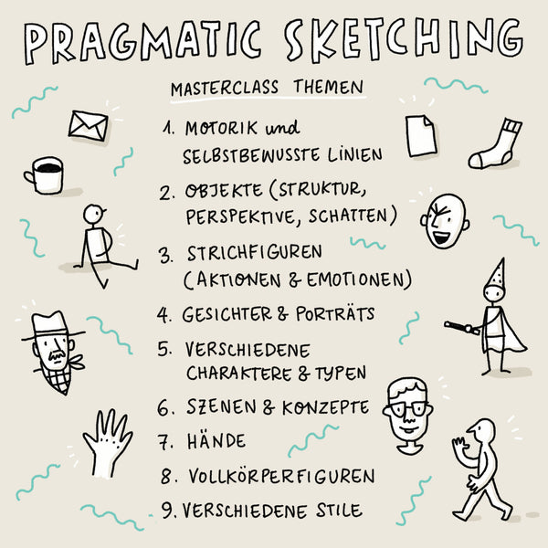 Pragmatic Sketching Masterclass – auf Deutsch – Kurs-Start am 13. März 2023 - Eva-Lotta's Shop