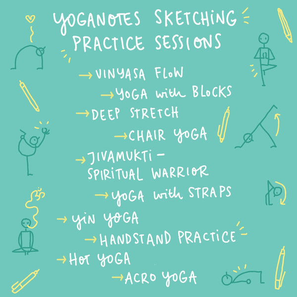 Yoganotes Practice Sessions – Video classes (English) - Eva-Lotta's Shop