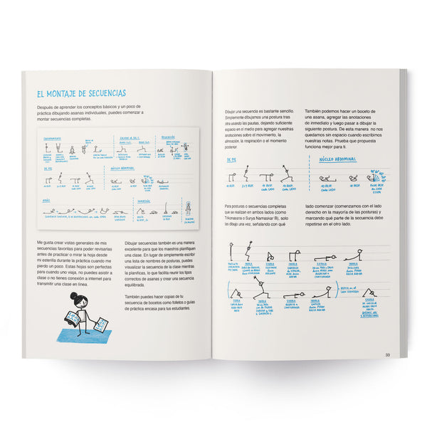 Yoganotes - Dibujando figuras de palitos para yoga – Versión impresa (Español) – PRE-PEDIDO - Eva-Lotta's Shop