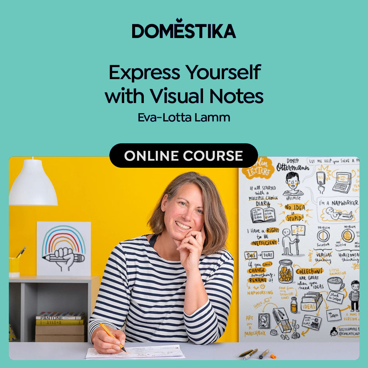 Sketchnoting Online Course (Domestika) - Eva-Lotta's Shop