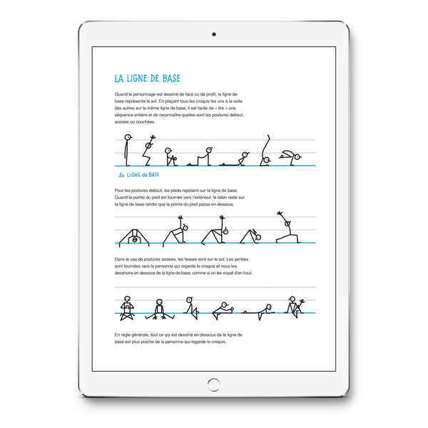 Yoganotes – Dessinez les postures de yoga – Version PDF (Français) - Eva-Lotta's Shop
