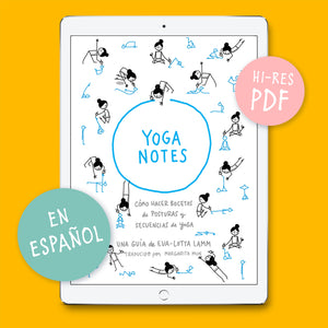 Yoganotes - Dibujando figuras de palitos para yoga – Versión en PDF (Español) - Eva-Lotta's Shop