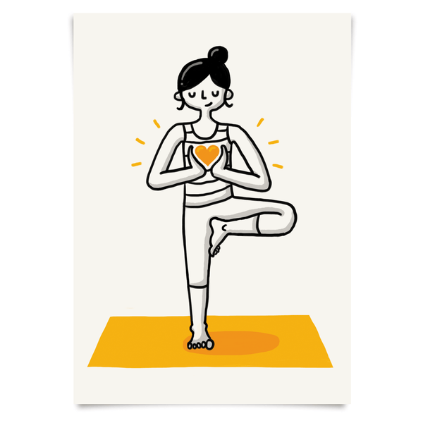 Yoga Asana Postcards - Eva-Lotta's Shop