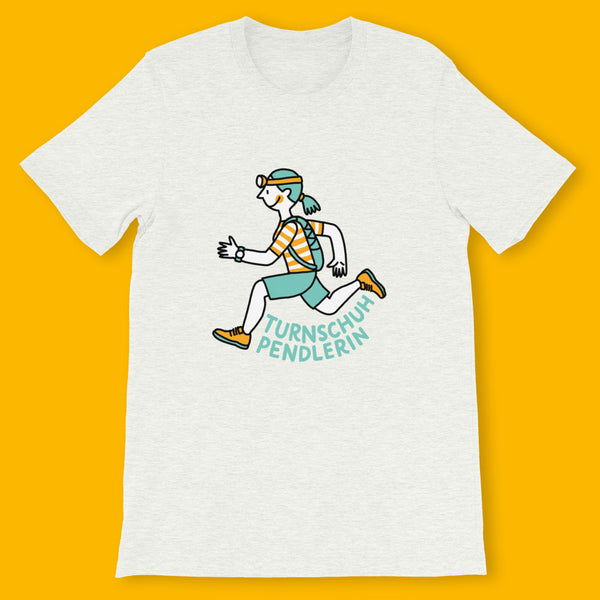 T-Shirt Runner (Woman) / Turnschuhpendlerin - Eva-Lotta's Shop